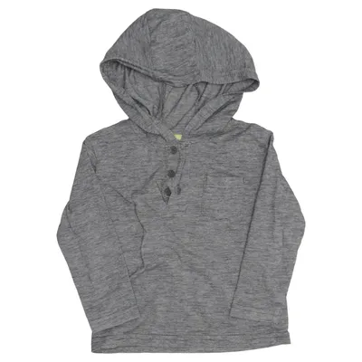 Sweat à capuche (Gris) de Kiki & Koko Coton, Polyester