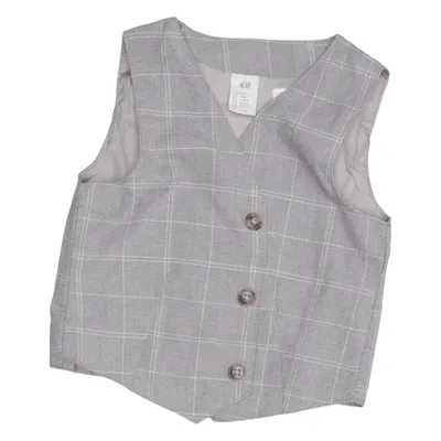 Gilet de costume (Gris) de H&M Polyester, Viscose