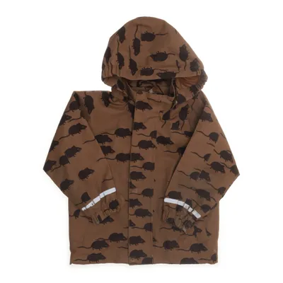 Regnjacka (Brun, Svart) från Mini Rodini Polyester