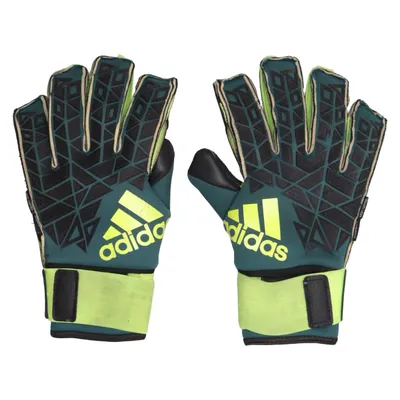 Målmandshandsker (Grøn, Sort, Gul) fra Adidas Bomuld, Elastan, Polyurethan
