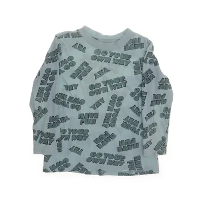 Långärmad t-shirt (Blå, Grå) från Mini Gina Tricot Bomull