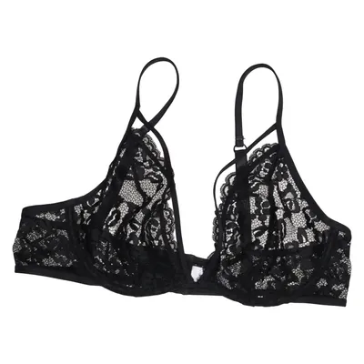 Soutien-gorge (Noir) de Lascana Élasthane, Polyamide