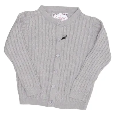 Cardigan (Grå) fra Skill Bomuld