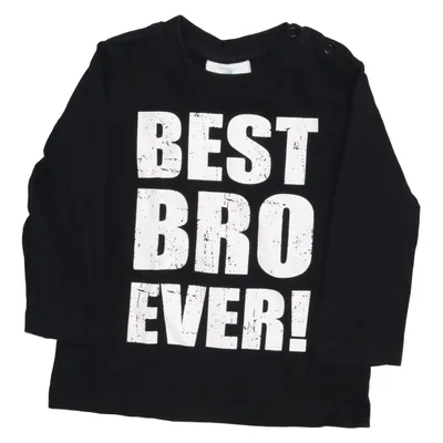Long sleeve T-shirt (Black) from Topomini Cotton