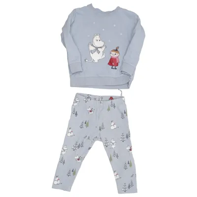 Loungewear (Blue, Multicolored) from Moomin by Lindex Cotton, Elastane
