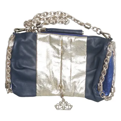 Shoulder-bag (Black, Gold) from Fornarina Leather, Polyester