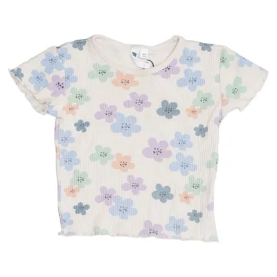 T-shirt (Beige, Multicolored) from Rikiki Cotton, Elastane