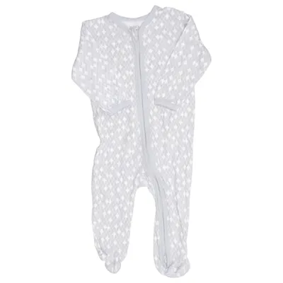 Barboteuse (Gris, Blanc) de Fixoni Coton biologique