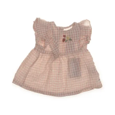 Klänning (Rosa, Vit) från Newbie by KappAhl Bomull