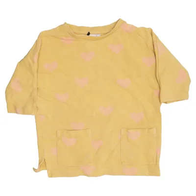T-shirt à manches longues (Jaune, Rose) de Mini Market Coton, Élasthane