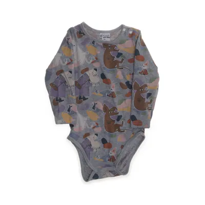 Body (Grå, Flerfärgad) från Moomin Bomull, Elastan