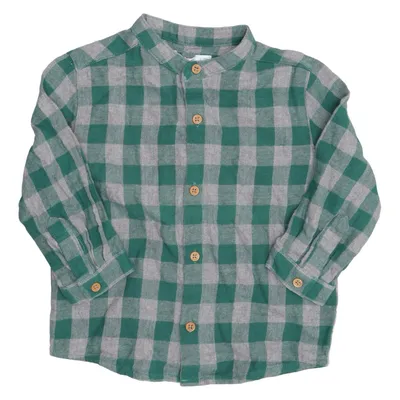Flannel shirt (Green, Gray) from Bout'chou