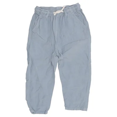 Broek (Blauw) van Zara Linnen, Viscose