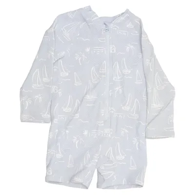 UV beschermende kleding (Blauw, Meerkleurig) van H&M Adorables Polyamide, Elastaan