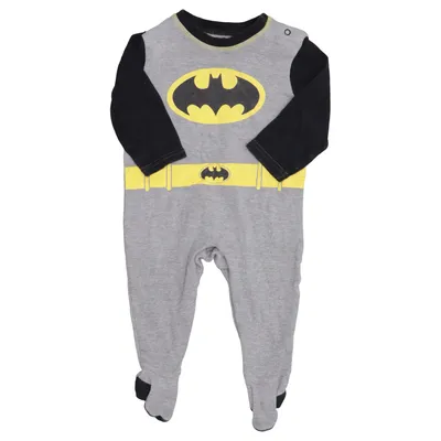 Rompertjes (Grijs, Zwart, Geel) van Batman Katoen, Polyester