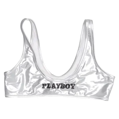 Bikini top (Zilver) van Playboy