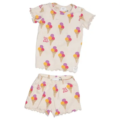 Pyjama (Beige, Multicolore) de Feetje Élasthane, Coton biologique