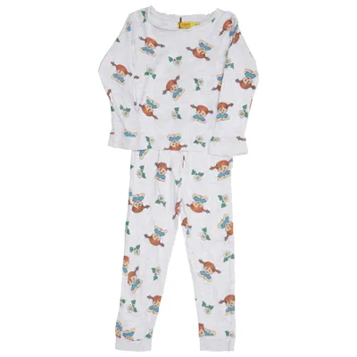 Pyjamas (Grå, Flerfärgad) från Pippi Långstrump Bomull, Polyester