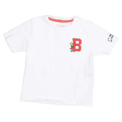 T-shirt (Blanc, Rouge) de Il Gufo Coton, Élasthane