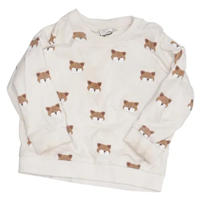 Sweatshirt (Beige, Bruin) van Lindex Baby Katoen
