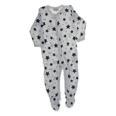 Sparkdräkt (Vit, Svart) från Baby by Lindex Bomull
