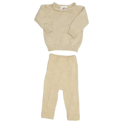 Set (Beige) van Hvid Merinowol