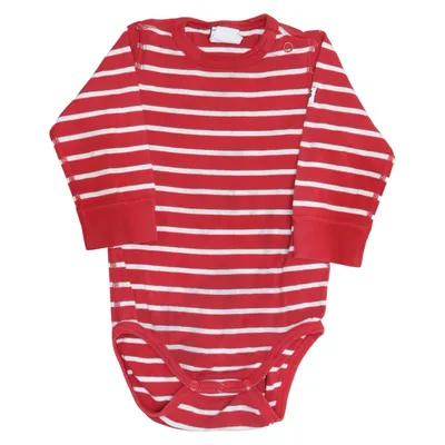 Romper (Rood, Wit) van Polarn O. Pyret Organisch katoen
