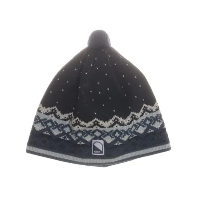 Bonnet à pompon (Bleu, Blanc) de Husky Laine
