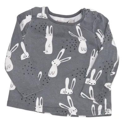 Long sleeve T-shirt (Gray, White) from Sweetie Cotton