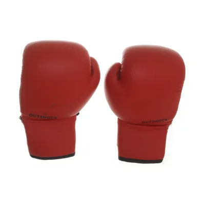 Bokshandschoenen (Rood) van Outshock