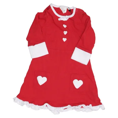 Robe (Rouge, Blanc) de Merry Christmas Coton