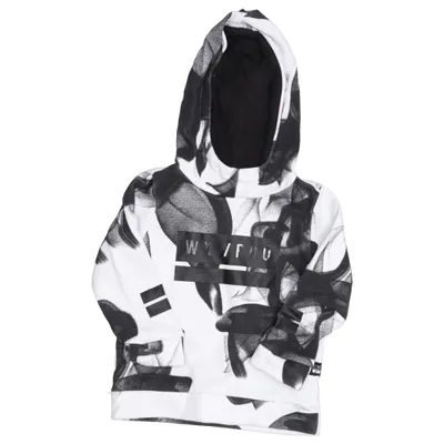 Hoodie (Black, White) from Woxo 720° Cotton, Polyester