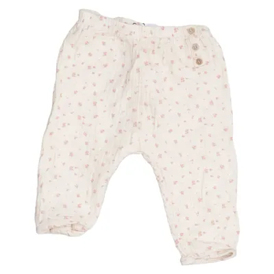 Hose (Beige, Pink) von Zara Baumwolle