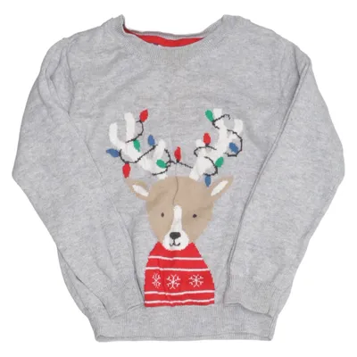 Pull de Noël (Gris, Multicolore) de Carter's Coton