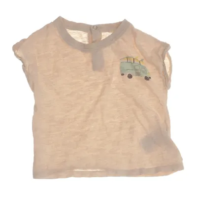 T-shirt (Beige) fra Lupilu Økologisk bomuld