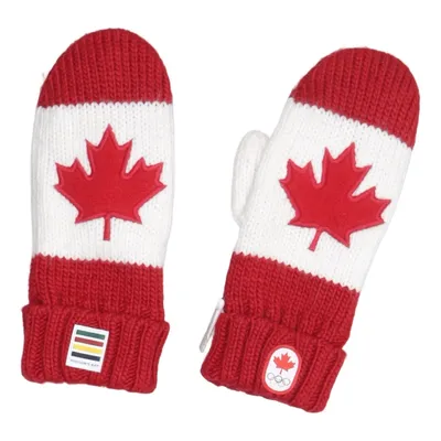 Mittens (Red, White) from Hudson's Bay Acrylic, Polyester