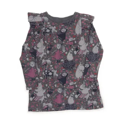 Top (Grijs, Meerkleurig) van Moomin Katoen, Polyester