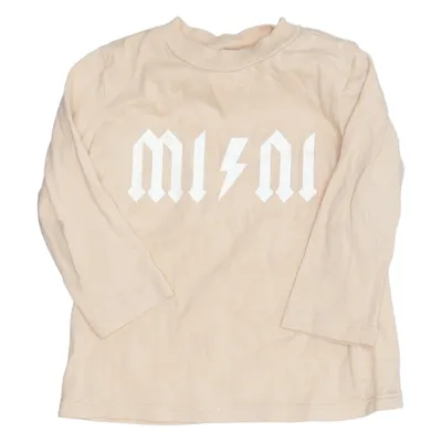 Långärmad t-shirt (Beige) från Mini Gina Tricot Bomull