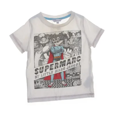 T-shirt (Vit, Flerfärgad) från Little Marc Jacobs Bomull