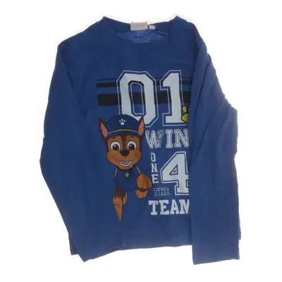 T-shirt à manches longues (Bleu, Blanc, Multicolore) de Nickelodeon Coton, Polyester