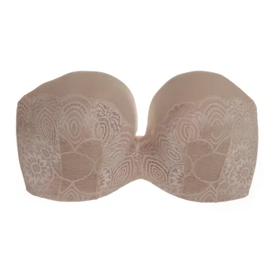 Bandeau-bh (Beige) från Wonderbra Elastan, Polyamid, Polyester, Viskos