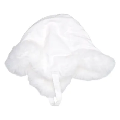 Chapeau de trappeur (Blanc) Coton, Nylon, Polyester
