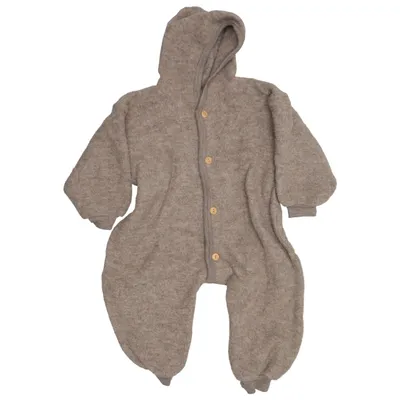Rompers (Brown) from Nøstebarn Wool