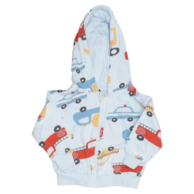 Sweat à capuche (Bleu, Multicolore) de Sinsay