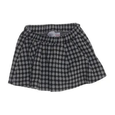 Jupe-short (Noir, Blanc) de Zara Coton, Élasthane, Polyester