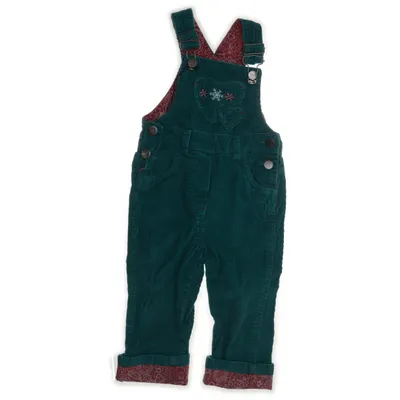 Dungarees (Green, Red) from Papagino Cotton