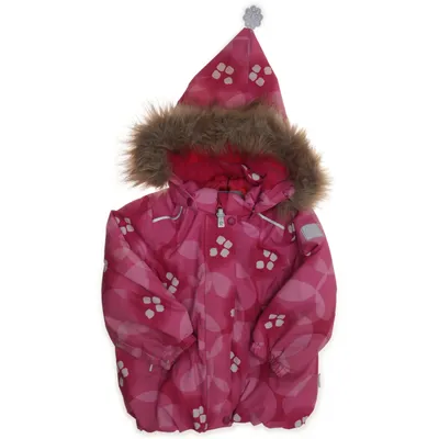 Winterjas (Roze, Meerkleurig) van Reima Polyester, Polyurethaan