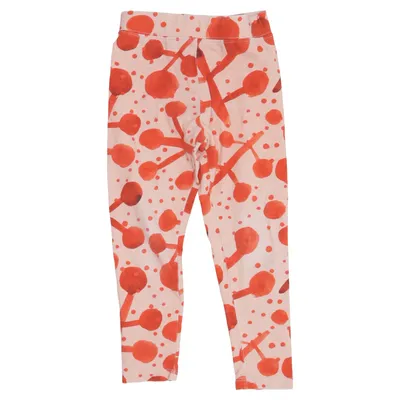 Leggings (Rosa, Röd, Flerfärgad) från Blaou Elastan, Ekologisk bomull