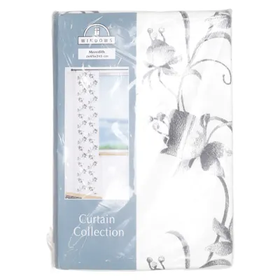 Rod pocket curtain (White, Black) from Windows
