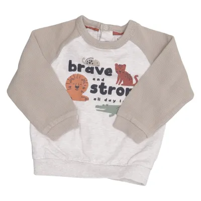 Sweatshirt (Beige, Orange, Black, Green) from Baby C&A Cotton